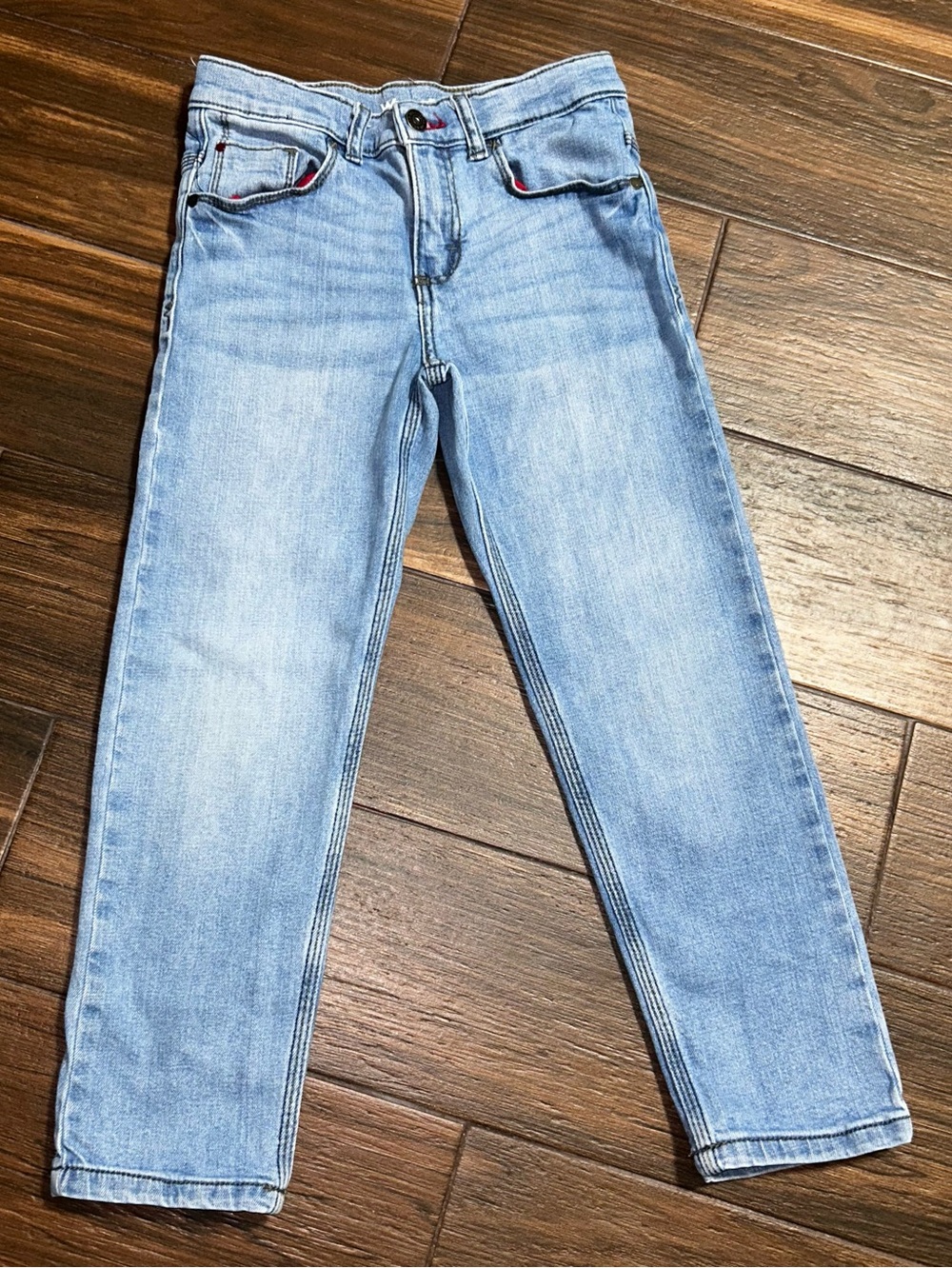 Wrangler Boys Regular Taper Jeans 7 Regular Light Wash